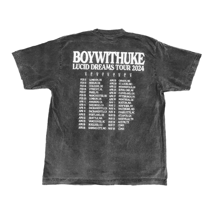 BoyWithUke Lucid Dreams Tour 2024 Tee